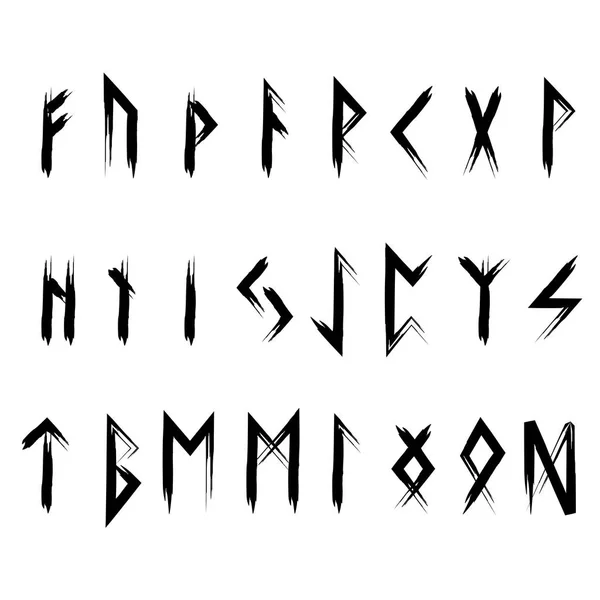  Yazıda Runes mitoloji İskandinav
