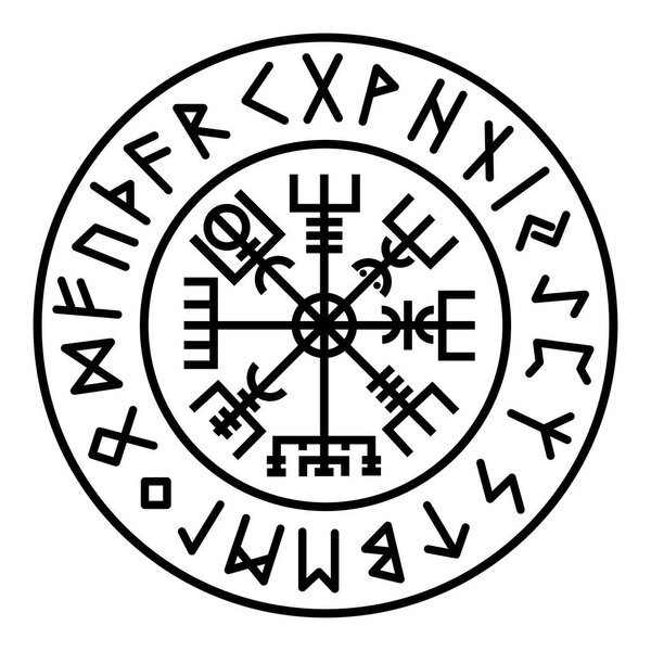 Vegvisir Heathen Nordic