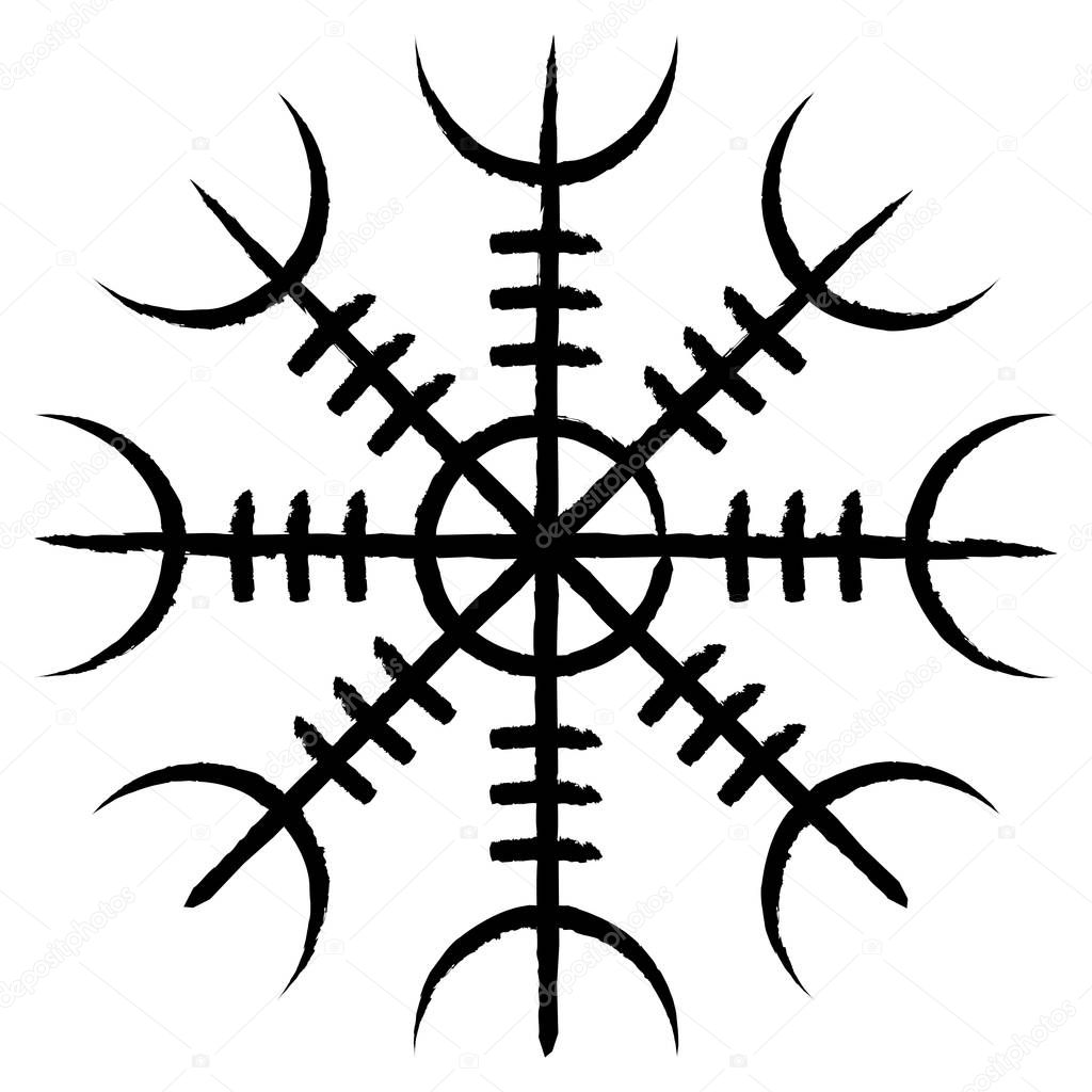 Aegishjalmur Pagan Symbol
