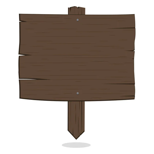 Drewniane deski. Brown — Wektor stockowy