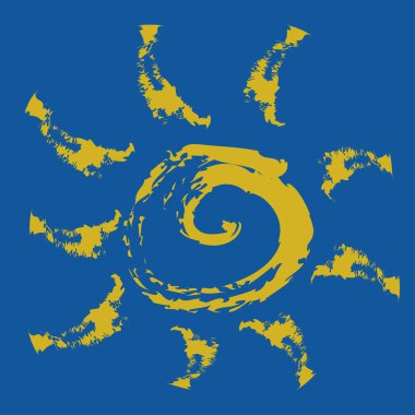 Yaz güneş arka plan