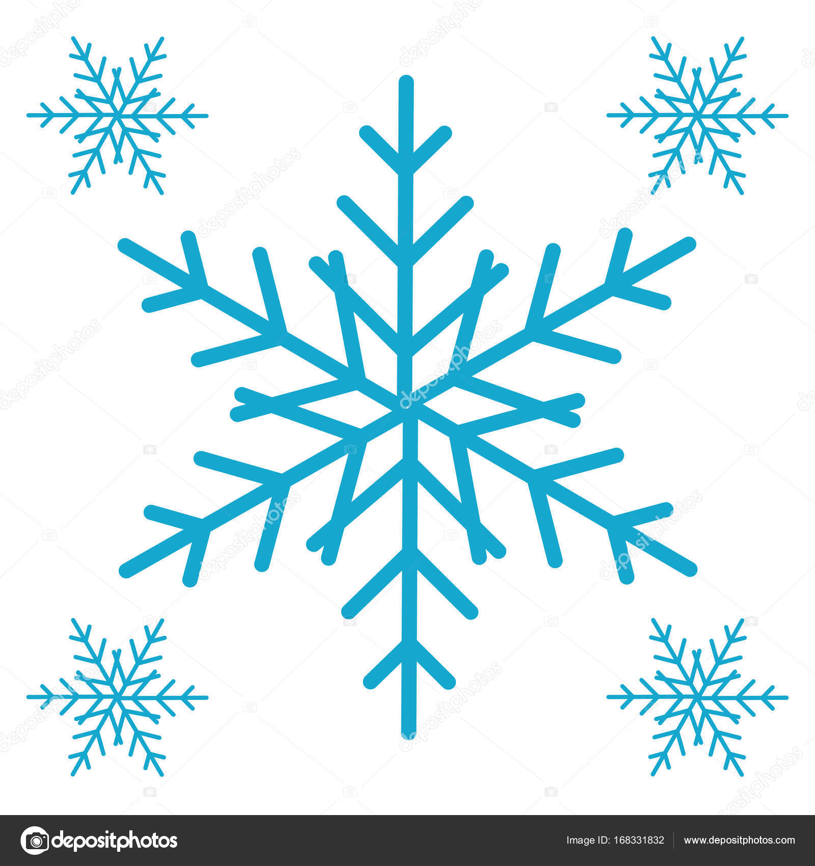 Snowflake Icon. Holidays Stock Vector Image by ©ttd1387 #168331832