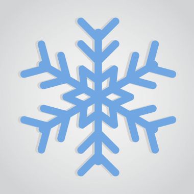 Kar taneleri. Simge. Kış tatili