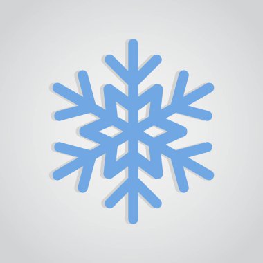 Kar taneleri. Simge. Kış tatili