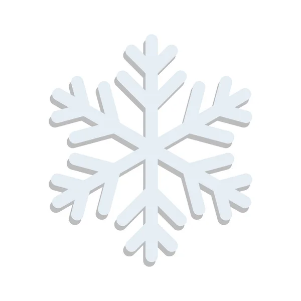 雪の結晶のアイコンです。休日 — ストックベクタ
