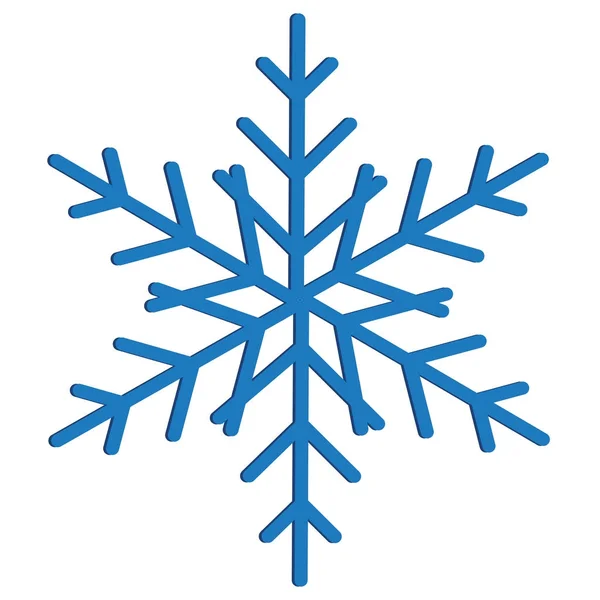 雪の結晶のアイコンです。休日 — ストックベクタ