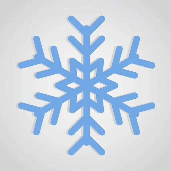 雪の結晶。アイコン。冬の休日 — ストックベクタ