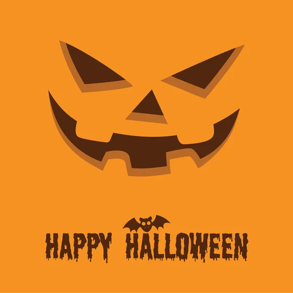 Feliz Halloween. Fondo de horror — Vector de stock