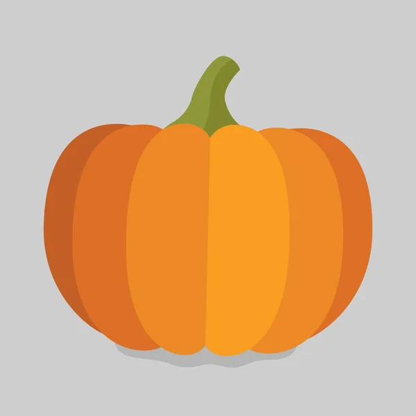 Calabaza Naranja. Octubre — Vector de stock