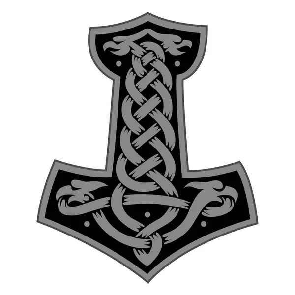 Mjolnir Thor. Odin — Image vectorielle