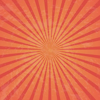 Sunburst Vintage güneş ışığı