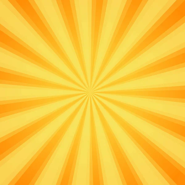 Sunburst Yellow Sunshine — Stock Vector