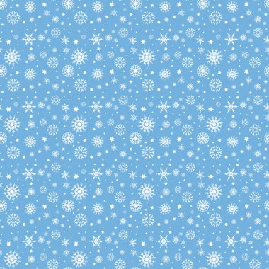 Kar taneleri. Mavi kolaj