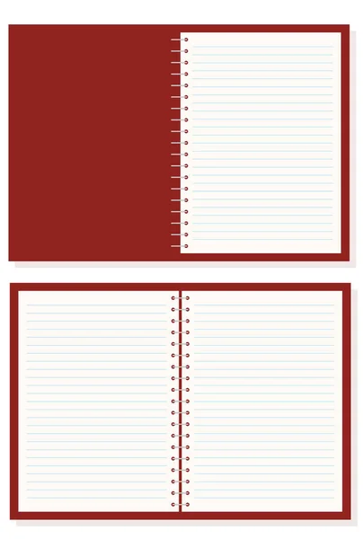 Caderno Negócios Papel Fundo Vector Vetor De Stock