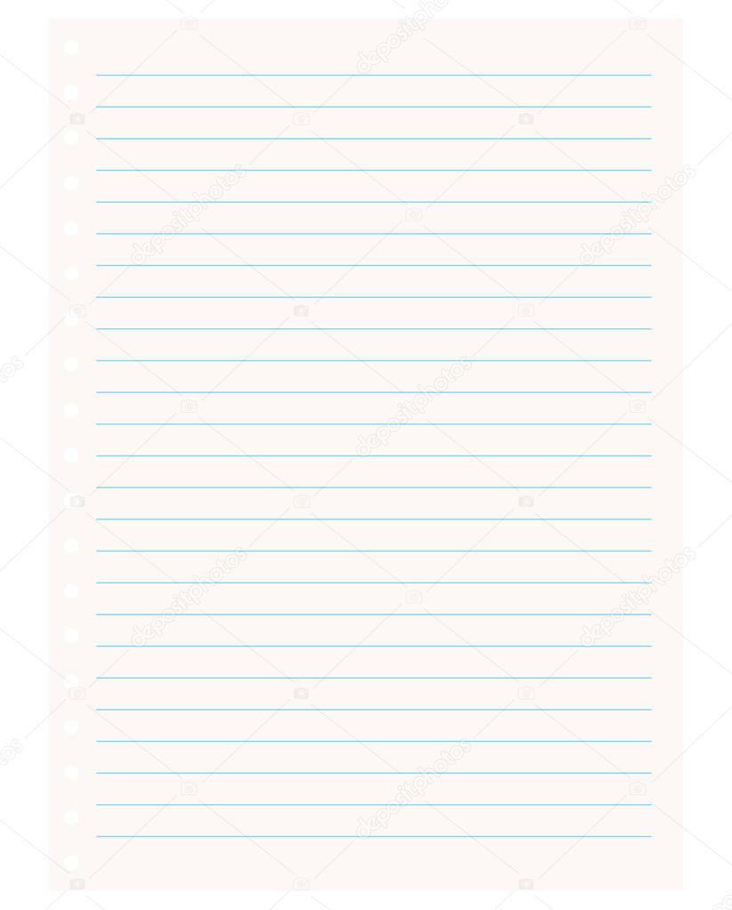 Business Notebook Paper Background Vector