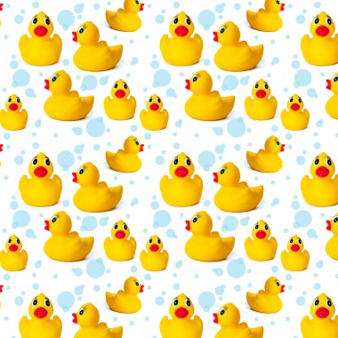 desen sarı lastik ördek