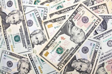 Arka plan için Dolar Banknotlar