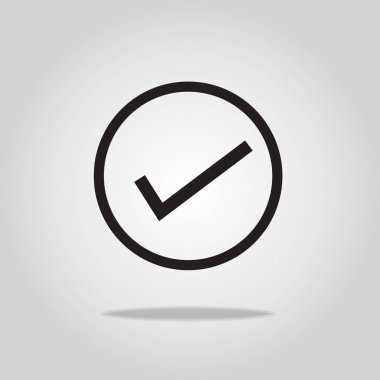 işaretleme vektör simgesini kontrol et