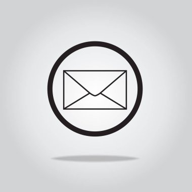 posta simgesi, vektör çizim