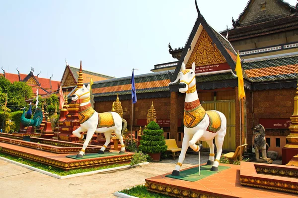 Wat Preah Prom Rath in Siem Reap Cambodja — Stockfoto