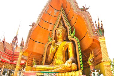 Big Buddha heykeli Wat Tham Sua Tapınağı, Kanchanaburi il,