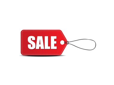 Vektör satış etiketi / etiket