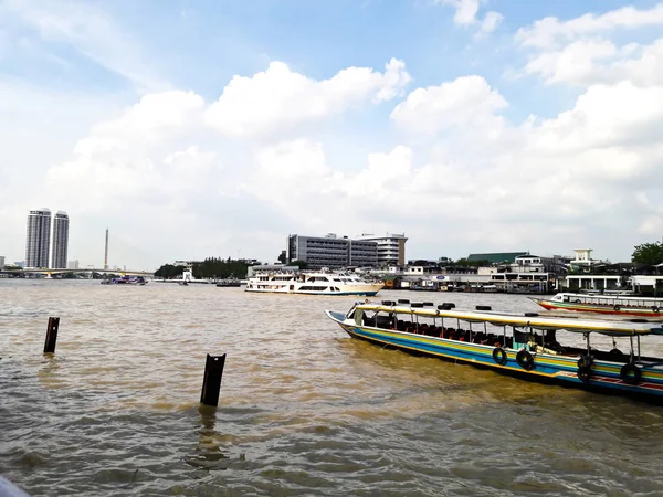 Chao Phraya river ,Bangkok,Thailand — Stock Photo, Image