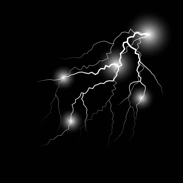 Vektor Blitzschlag Hintergrund — Stockvektor