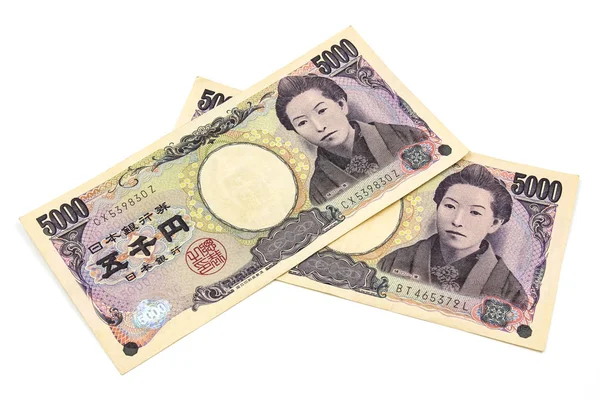 5000 japoński Jen rachunki — Zdjęcie stockowe