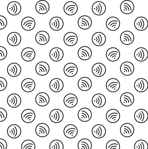Εικονίδιο Wi-Fi, φόντο εικονογράφηση διάνυσμα. — Διανυσματικό Αρχείο