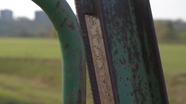 Baharın ilk zamanlarındaki tarım alanının manzaralı görüntüleri