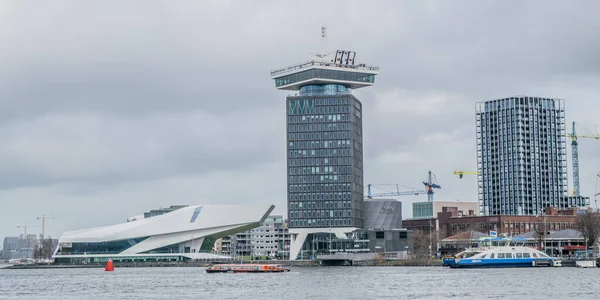 Amsterdam Paesi Bassi Febbraio 2020 Dam Tower Con Dam Lookout — Foto Stock