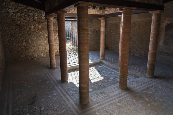 Interieur van een huis in Pompeii — Stockfoto