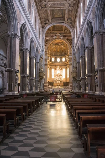 Interior de la Catedral de Nápoles — Foto de Stock
