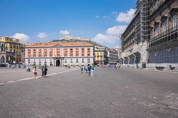 Piazza del Plebiscito en Nápoles —  Fotos de Stock