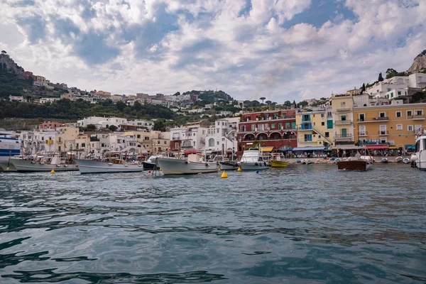 Marina Grande sull'isola di Capri — Foto Stock