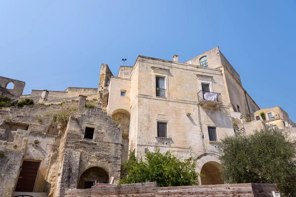 Architecture of Sassi of Matera — Stock Photo, Image