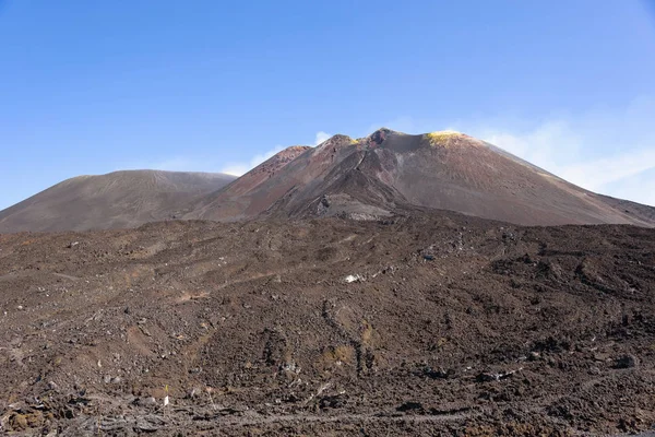 Veduta dei crateri principali dell'Etna — Foto Stock