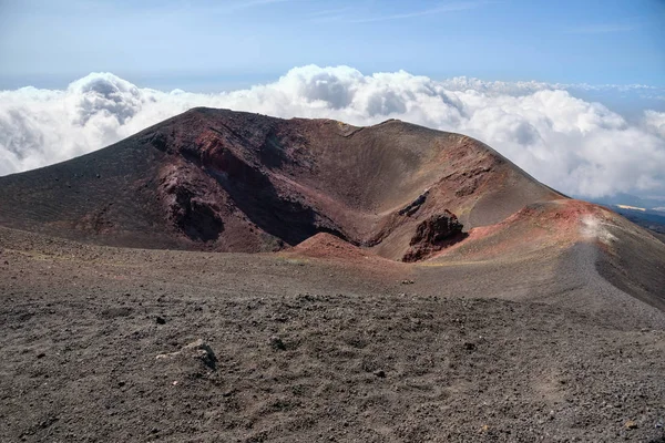 Fantastische Aussicht auf den Ätna-Krater — Stockfoto