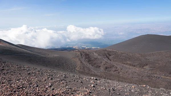 Maanlandschap van de Mount Etna — Stockfoto