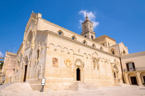 Katedra w budynku Matera — Zdjęcie stockowe