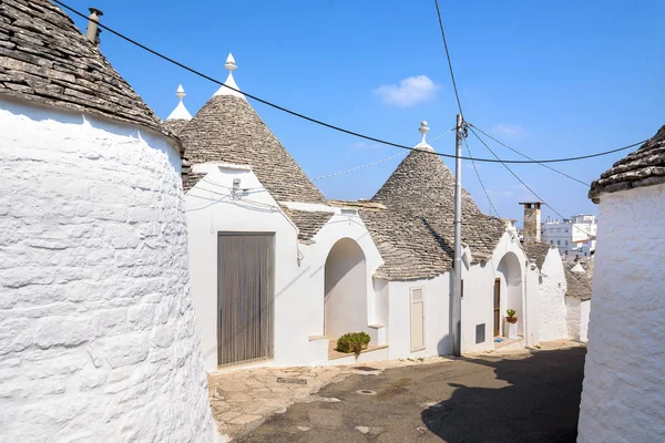 Architectuur van Alberobello stad — Stockfoto