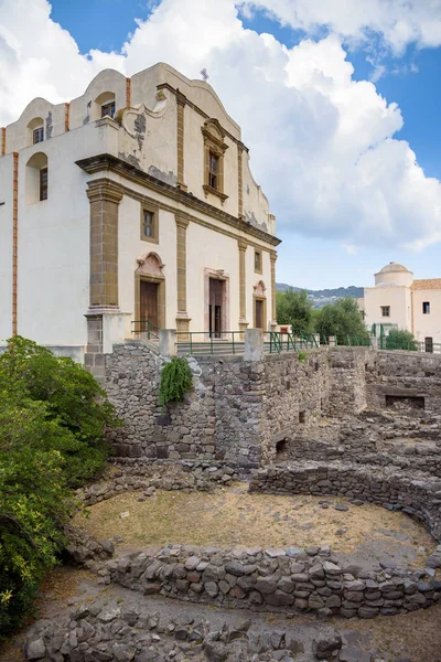 Kościół Niepokalanej w Lipari — Zdjęcie stockowe