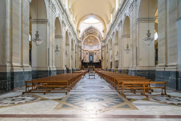Interior de la Catedral de Catania — Foto de Stock