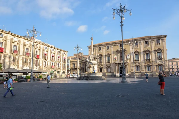 Vista de Piazza del Duomo en Catania —  Fotos de Stock