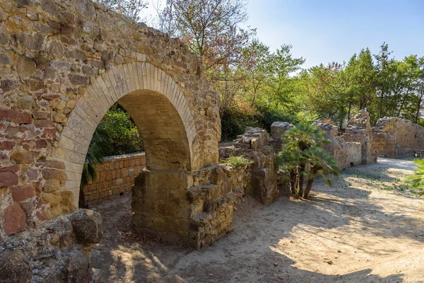 Ruins of the ancient Villa del Casale on Sicily — Stock Photo, Image