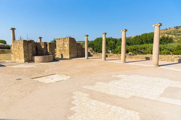 Colonnade en la Villa Romana Del Casale — Foto de Stock