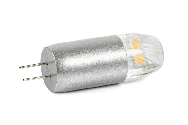 Modern G4 led glödlampa på vit bakgrund — Stockfoto
