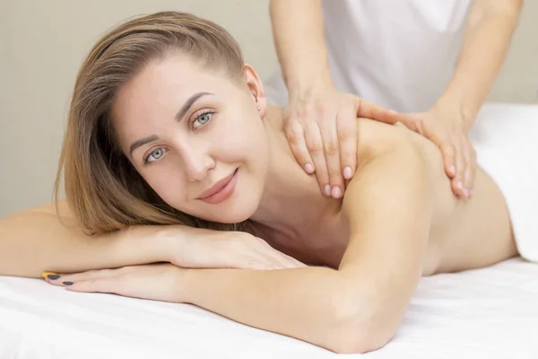 Massage Body Care Spa Body Massage Woman Hands Treatment Woman — Stock Photo, Image