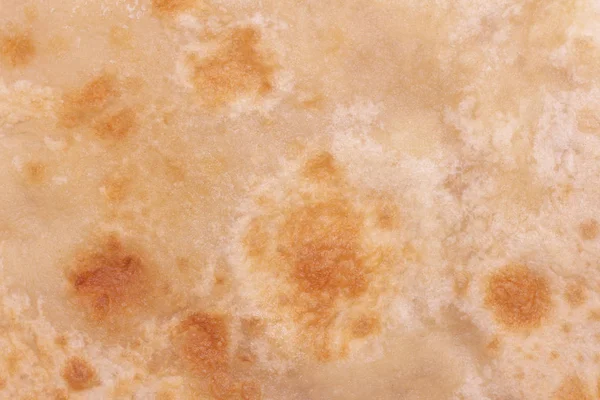 Texture Fond Chapatti Tortilla Frit Dans Huile Dans Une Casserole — Photo